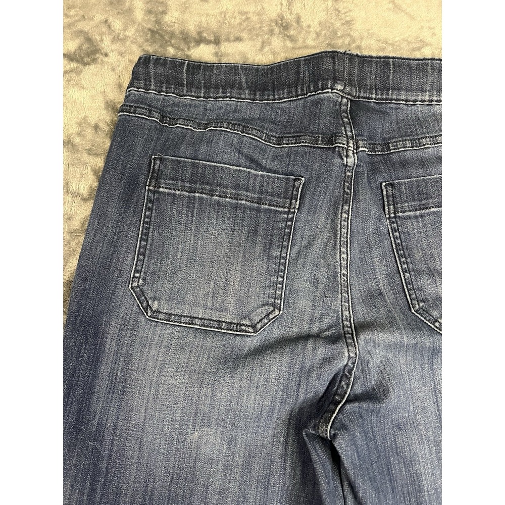 Judy Blue Women's Blue Medium Wash Jogger Jeans Drawstring Pockets Mid Rise - Picture 14 of 16